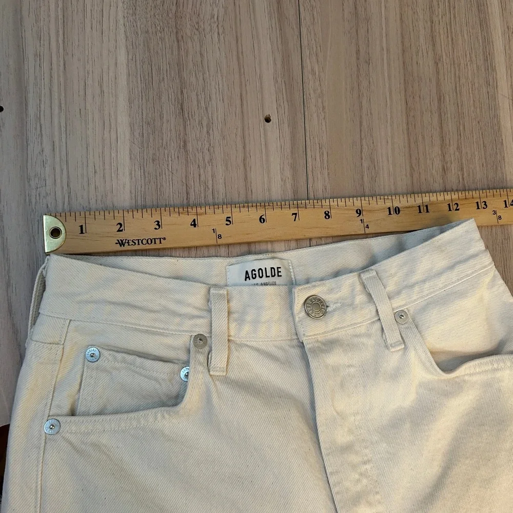 AGOLDE Remy Straight Leg Jeans‎ Off White 27